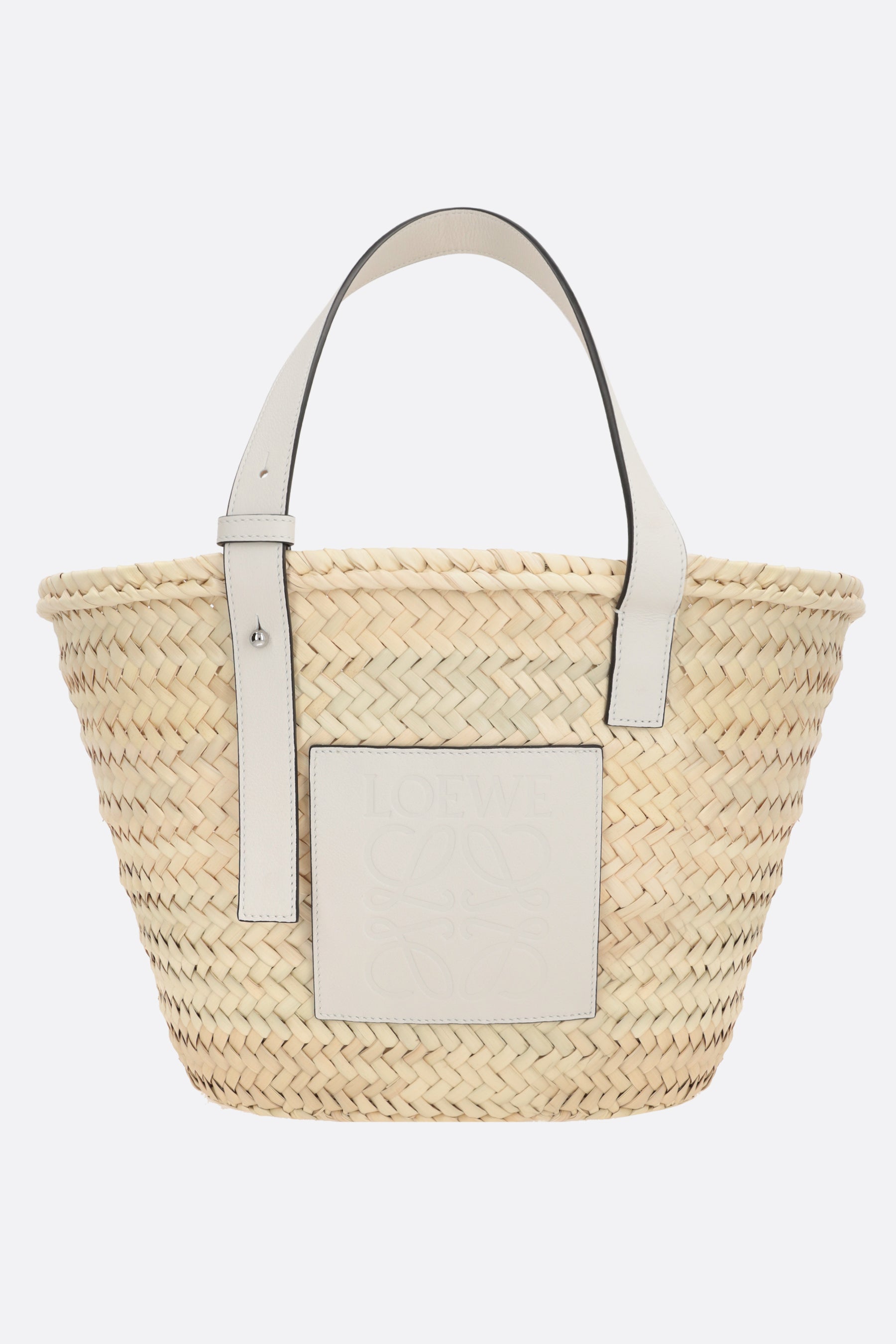 straw medium bucket bag