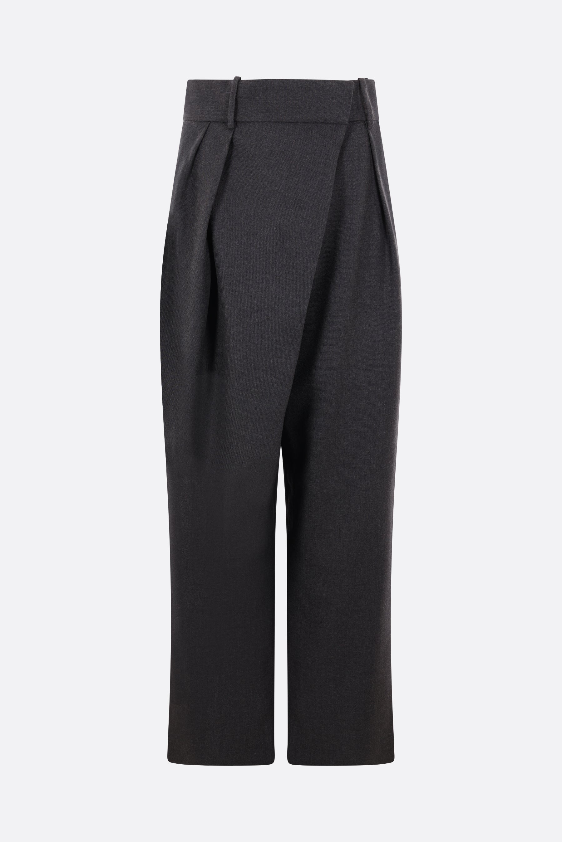 wool wrap trousers