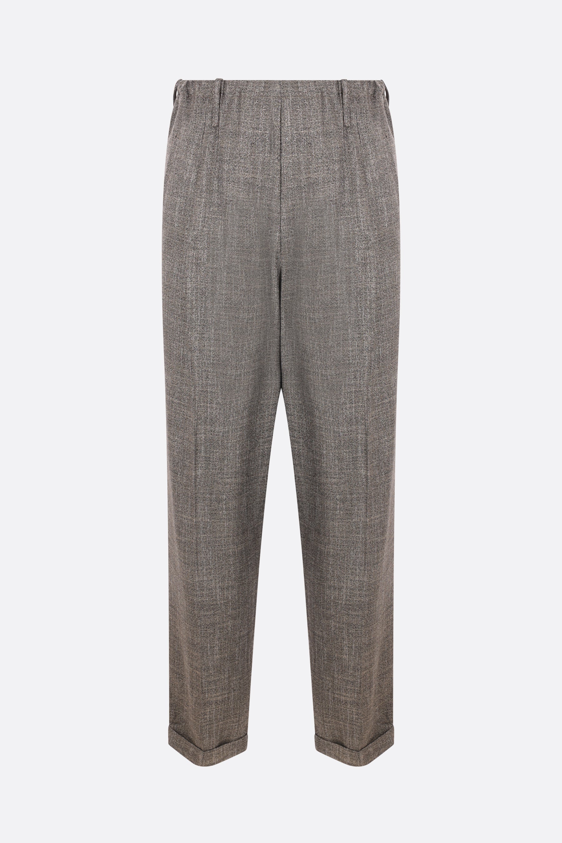 People's loose-fit viscose trousers