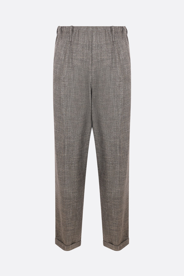 People's loose-fit viscose trousers