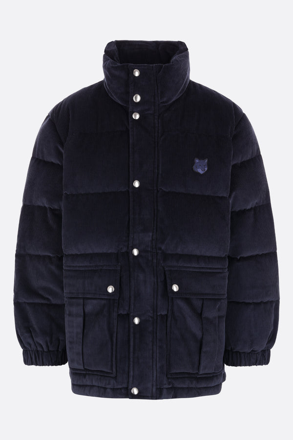 corduroy down jacket