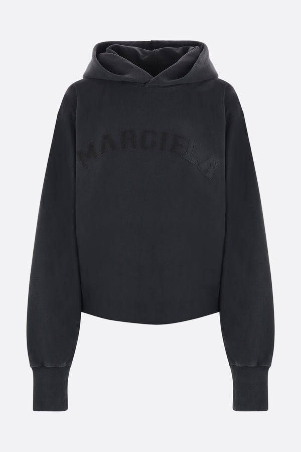 jersey cropped hoodie