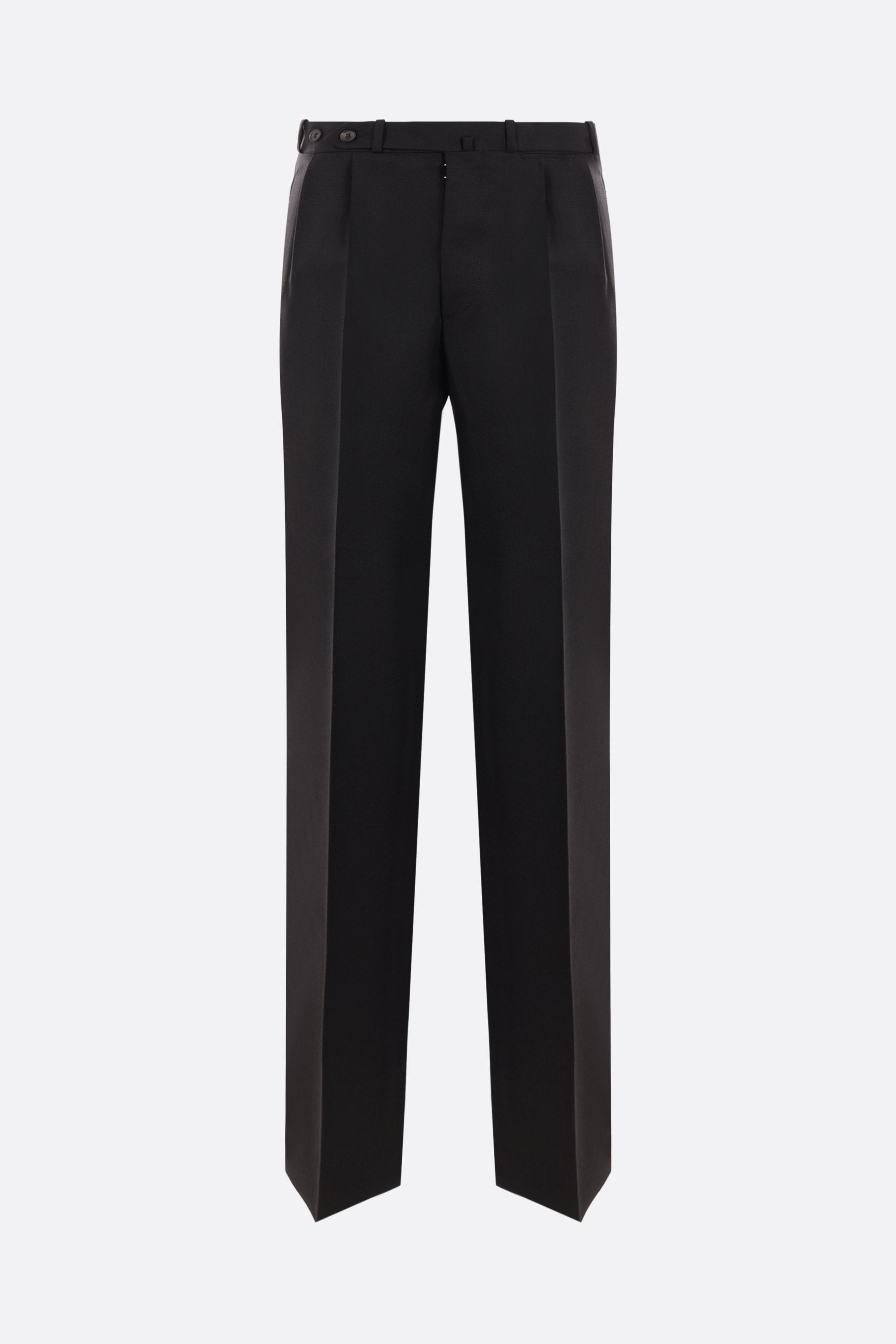 mohair wool darted trousers