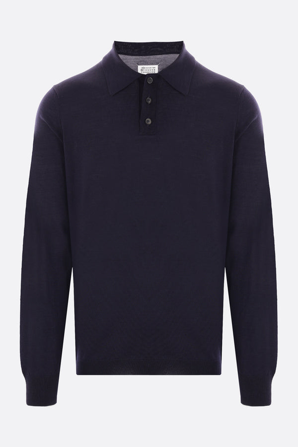 wool polo sweater