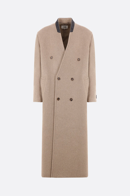 wool blend oversize coat