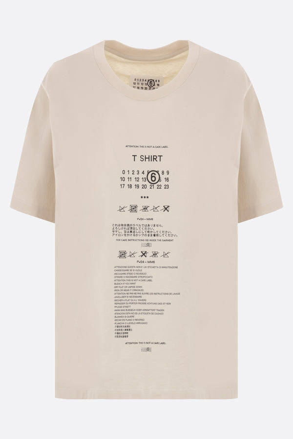 t-shirt in cotone stampa Care Label