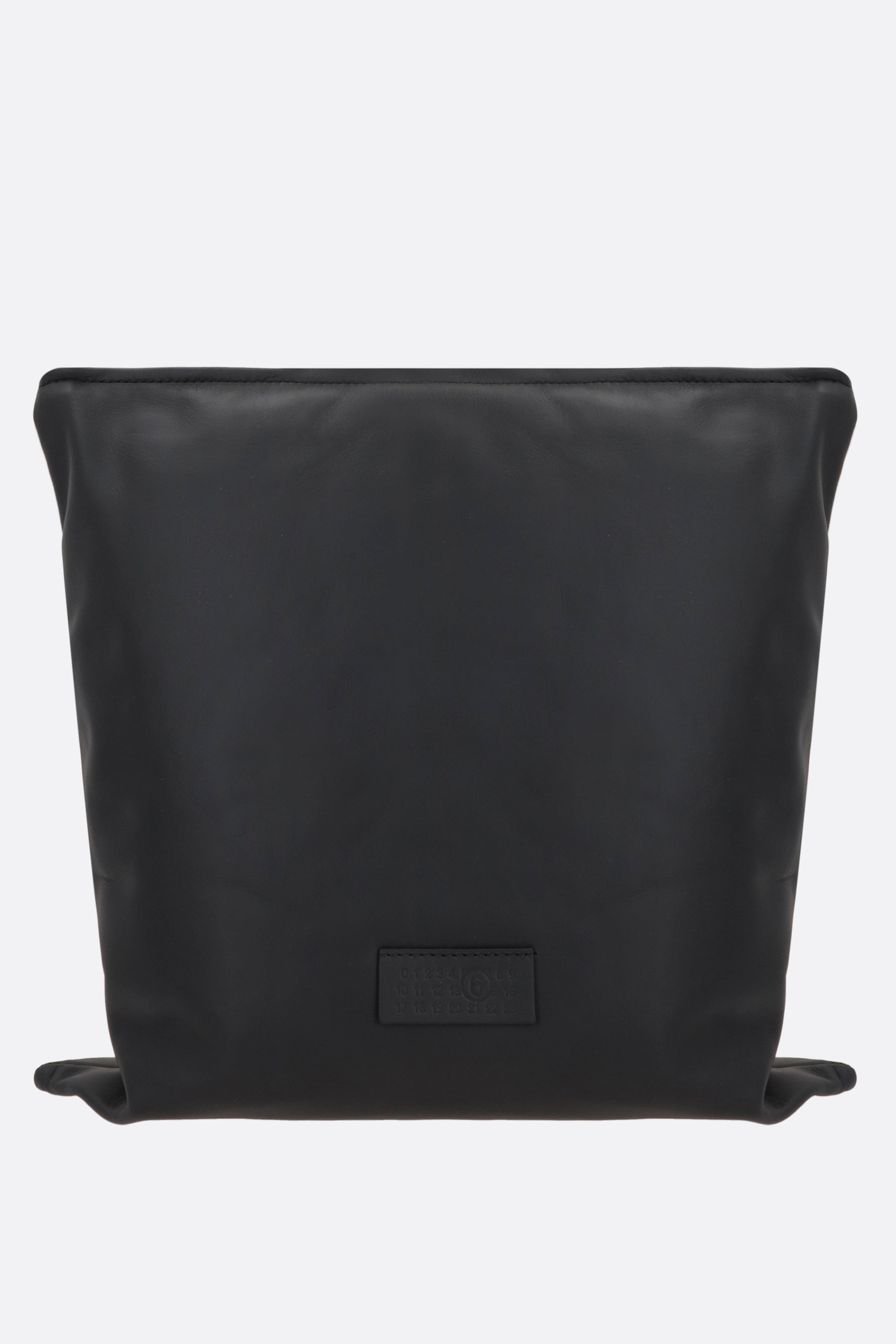 Pillow smooth leather tote