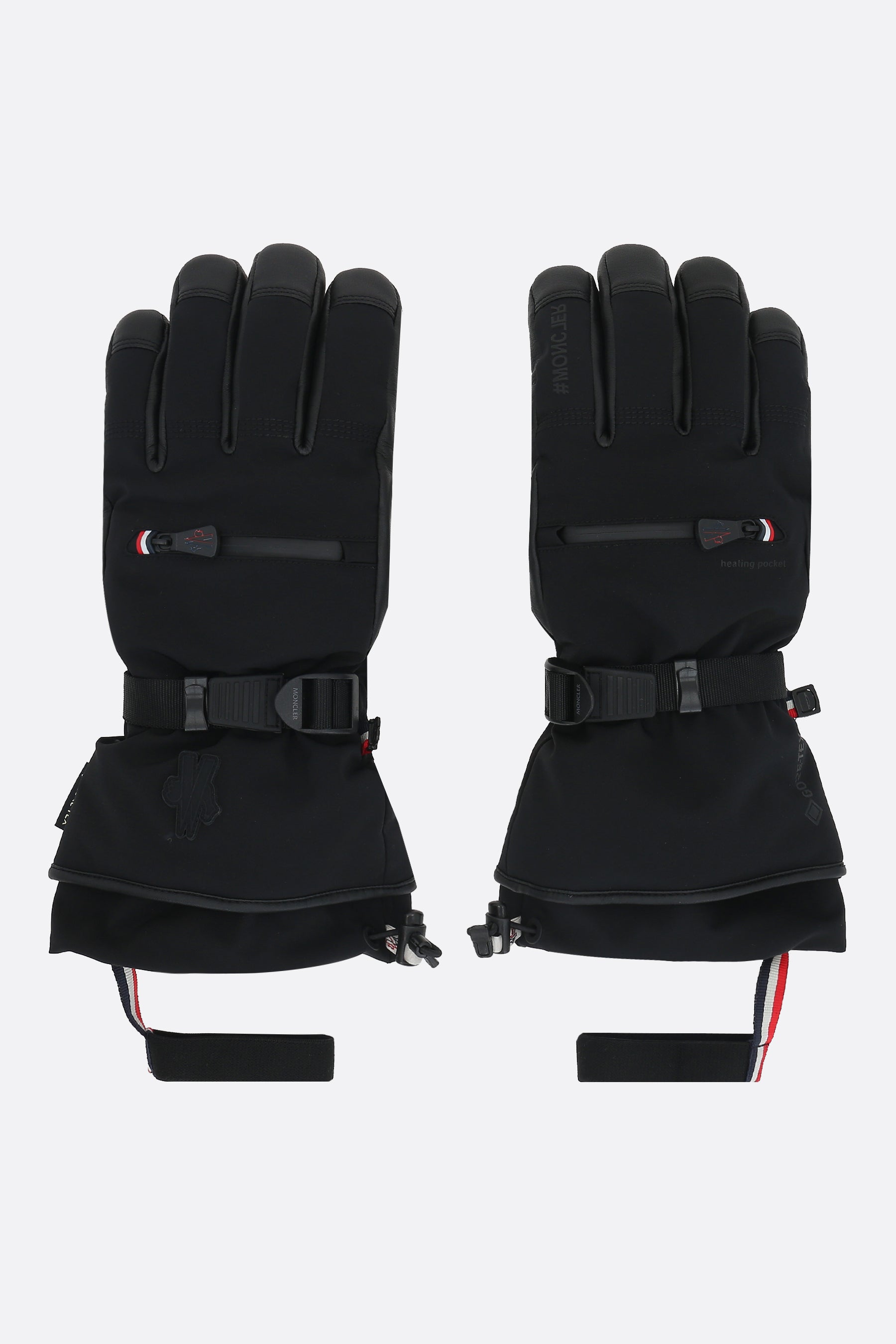 nylon and nappa padded gloves