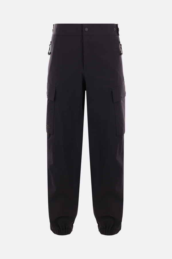 stretch nylon cargo trousers