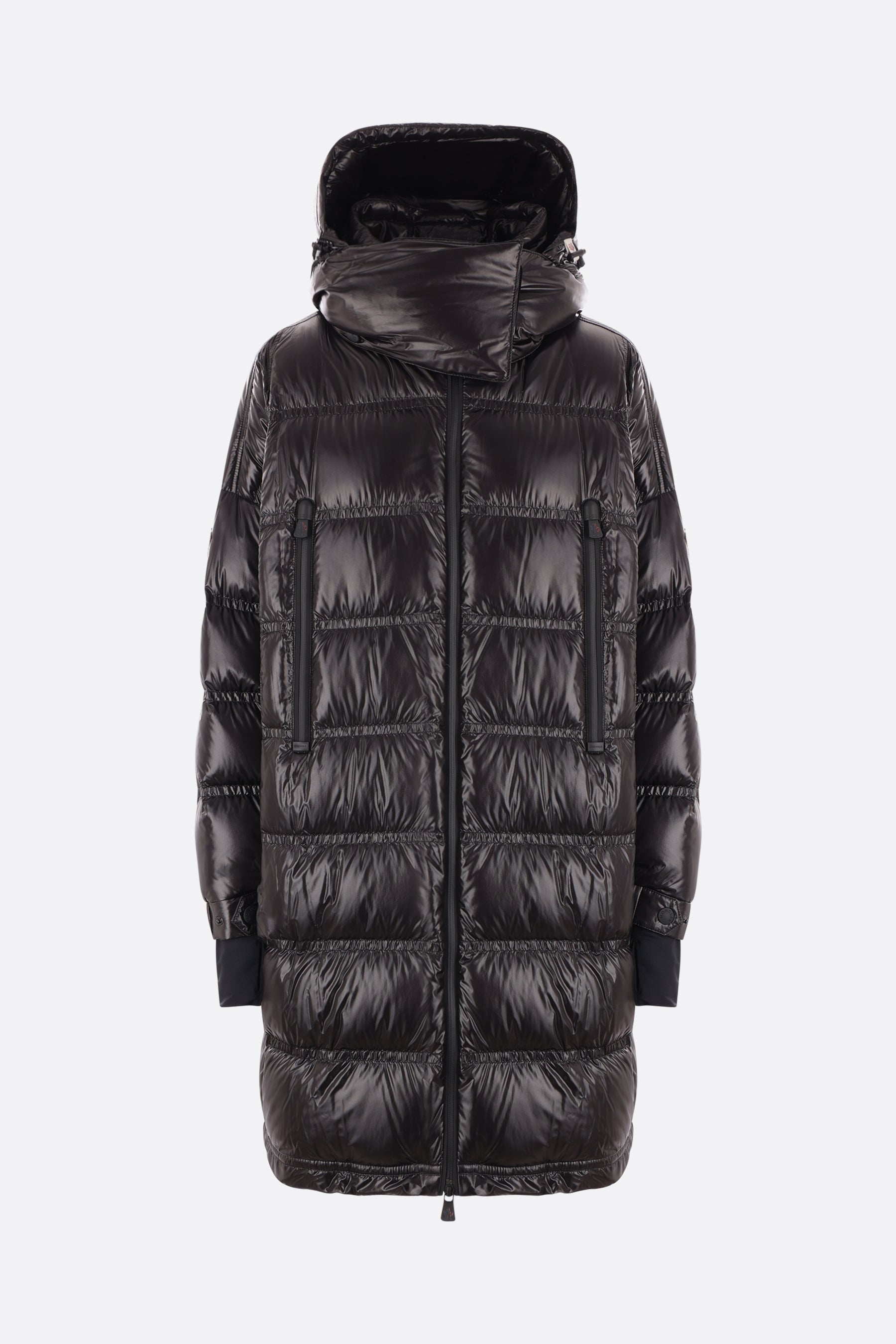 Rochelairs shiny nylon oversize down jacket