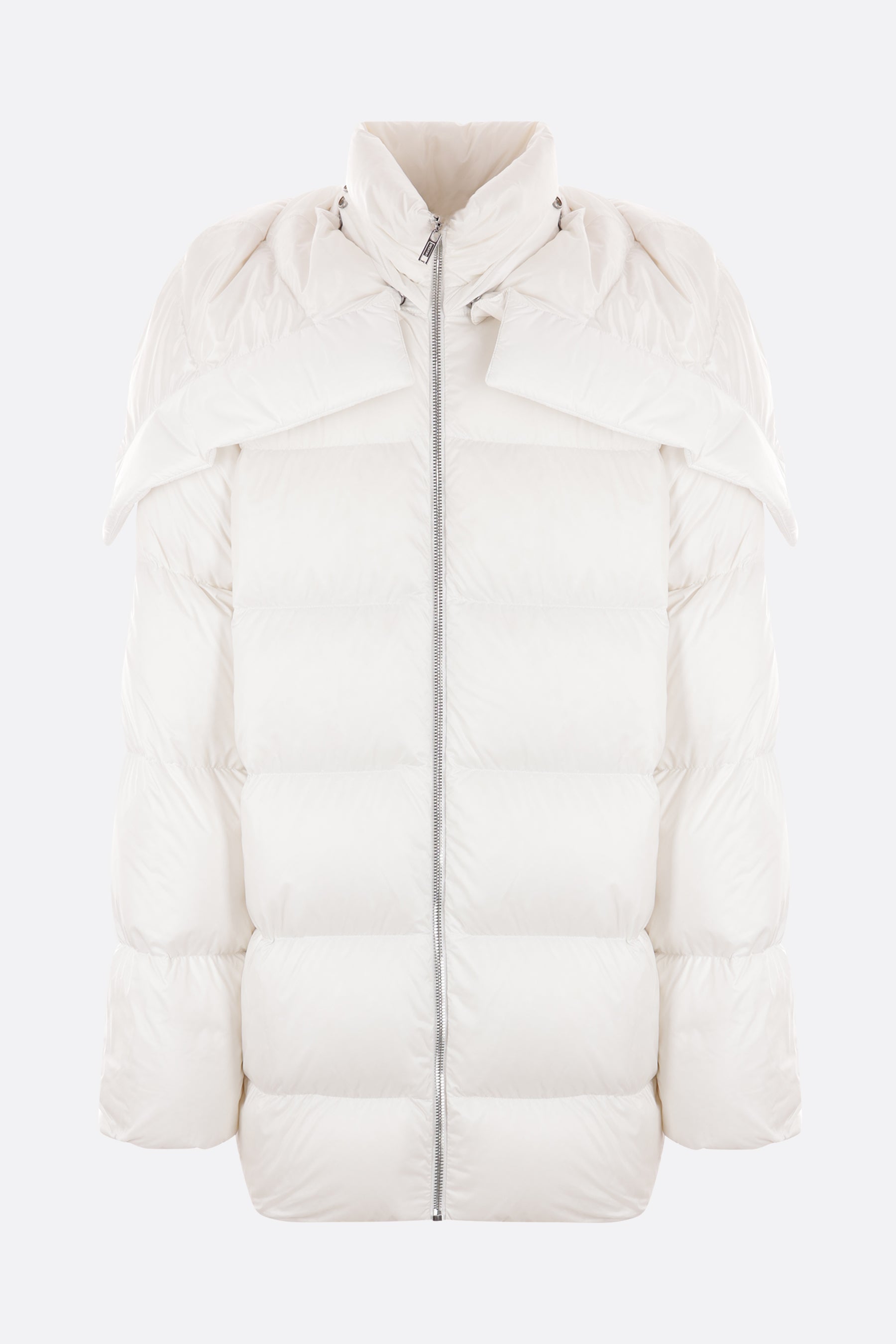 Cyclopic nylon oversize down jacket