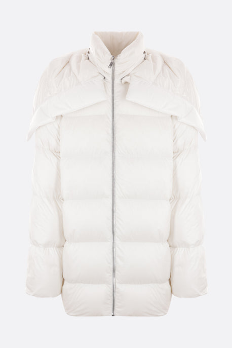 Cyclopic nylon oversize down jacket