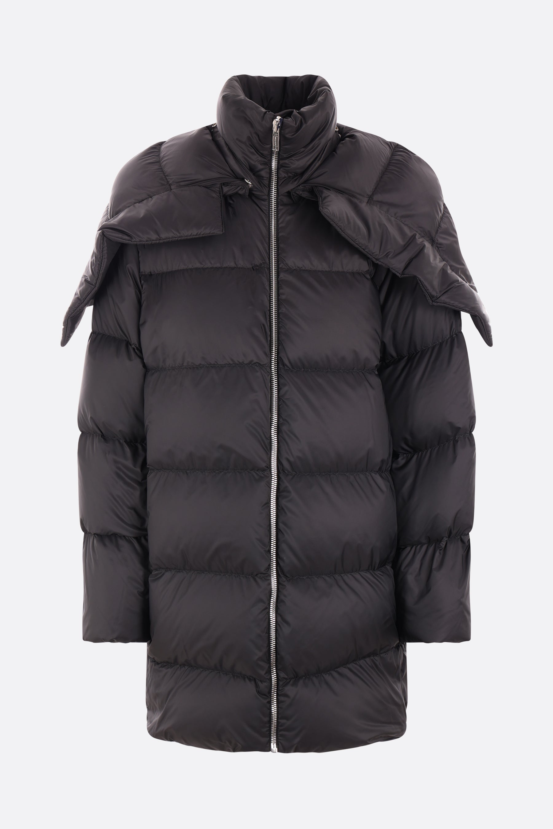 Cyclopic nylon oversize down jacket