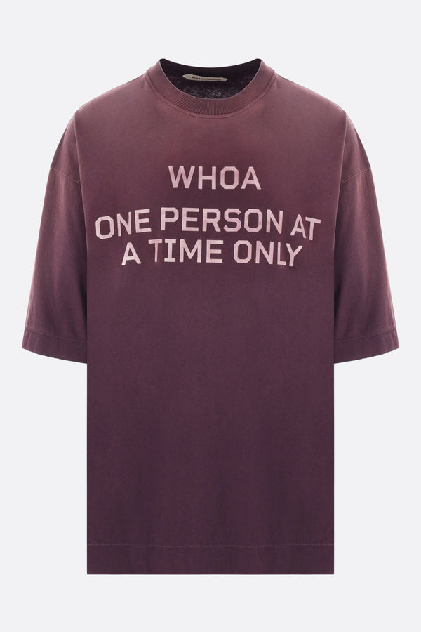 Whoa cotton oversize t-shirt