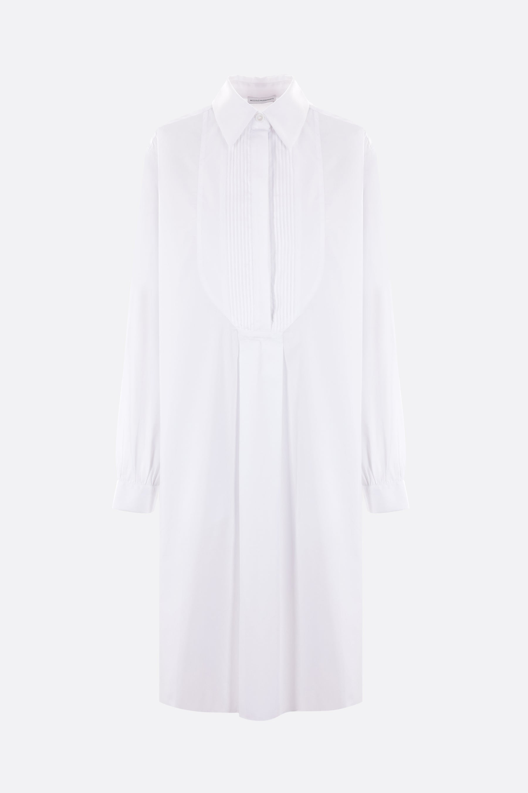 Plastra poplin shirt dress