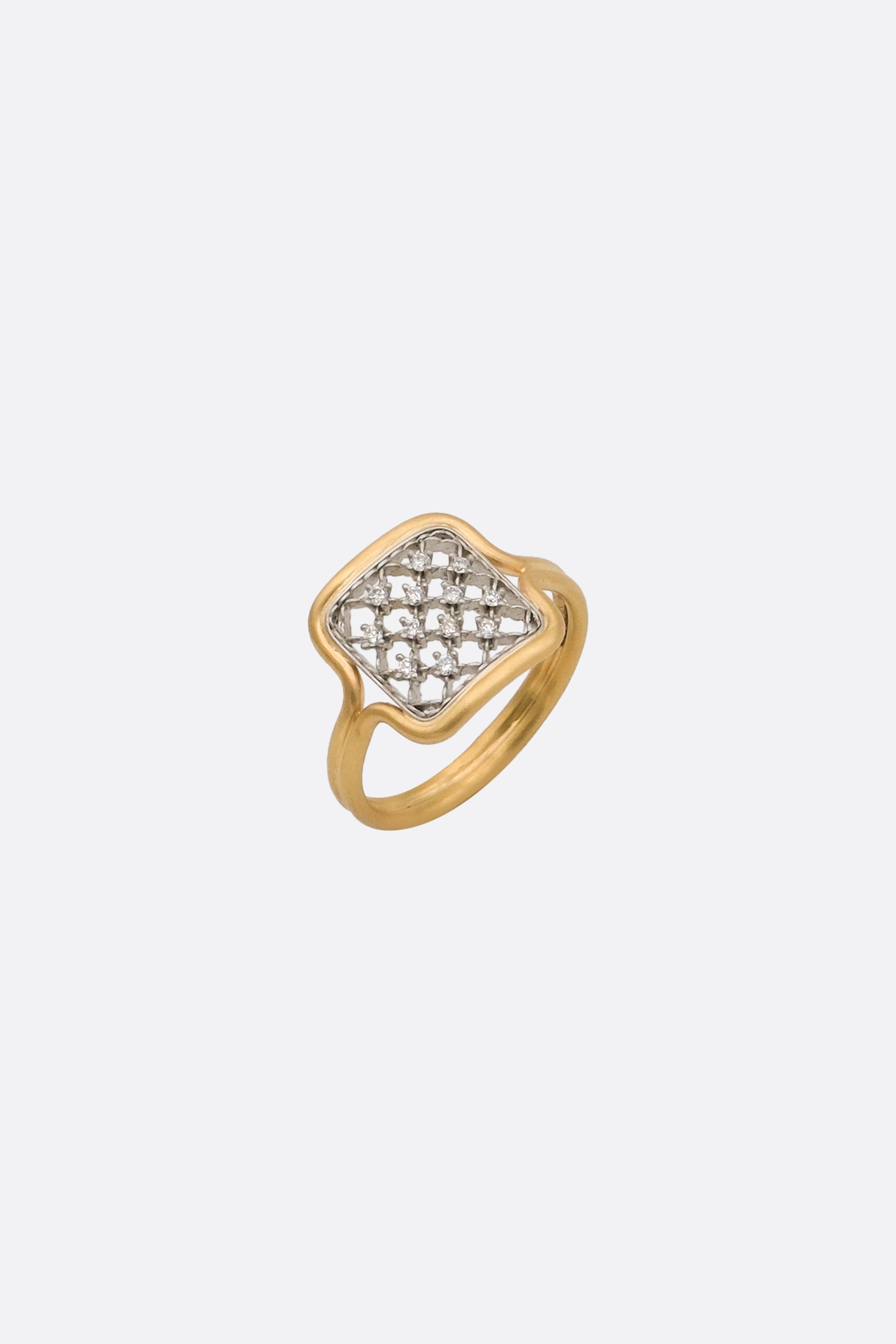 Screen Shape Micro Prong ring