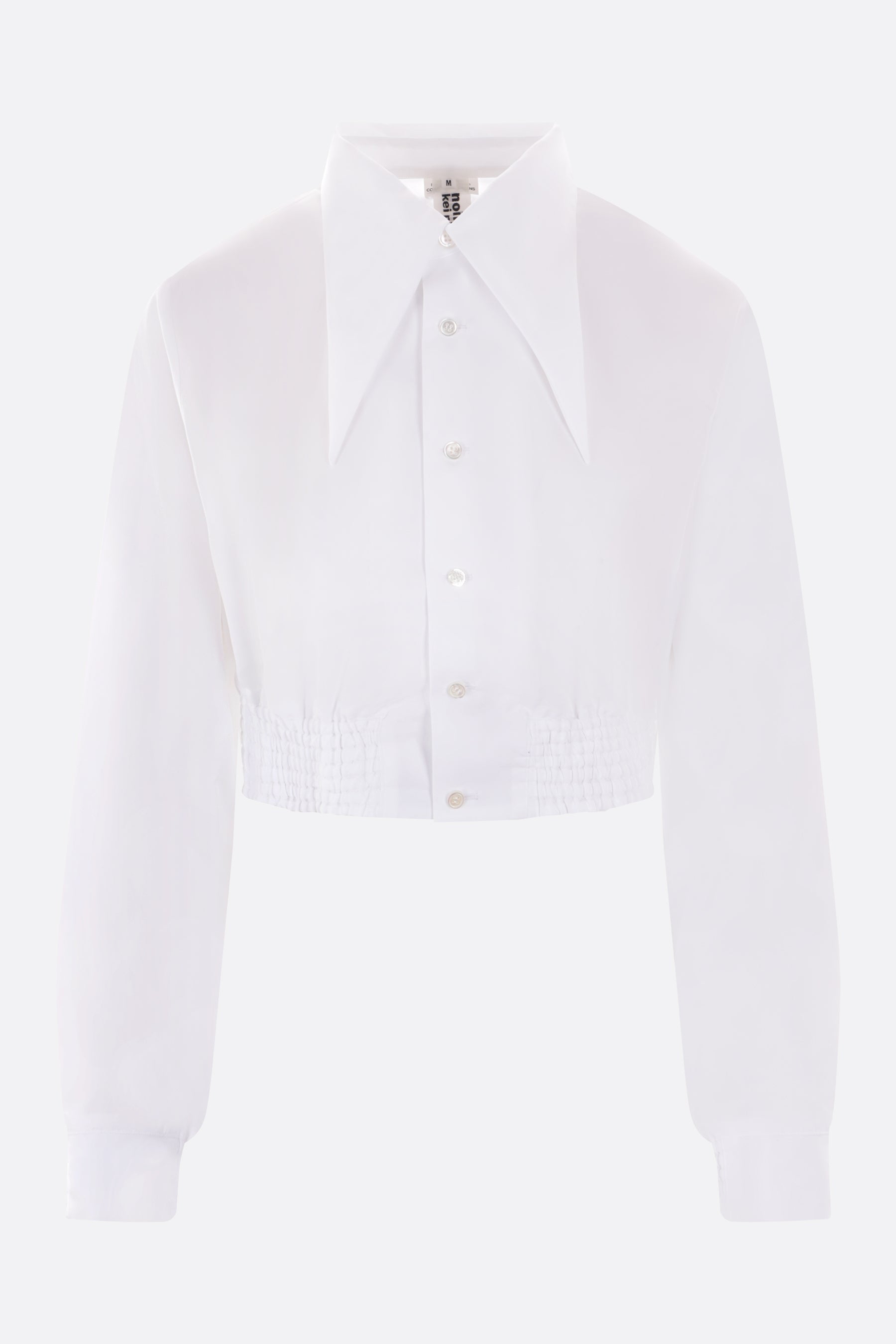 poplin cropped shirt