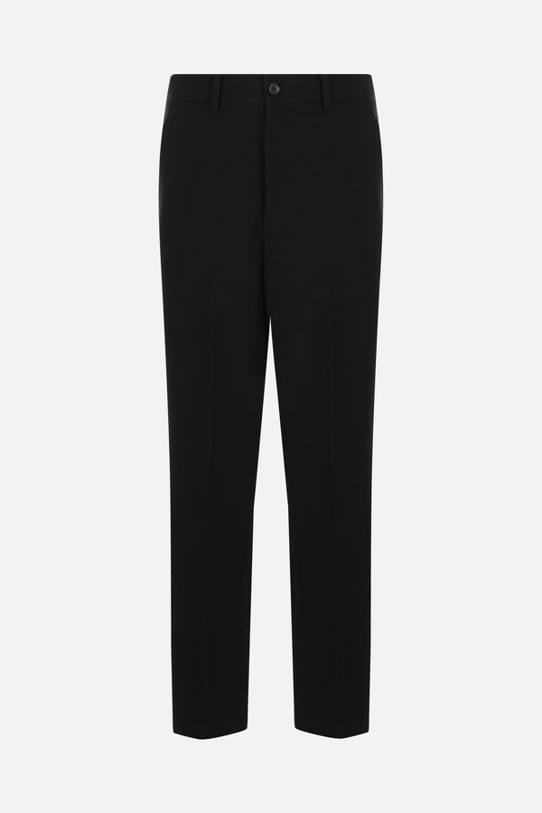 pantalone tuxedo in lana mohair