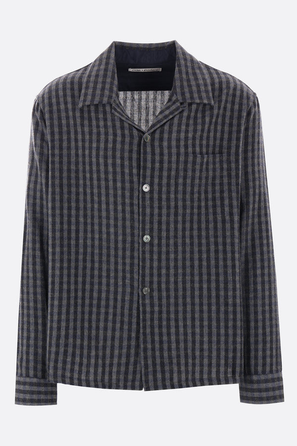 camicia Heusen in misto lana