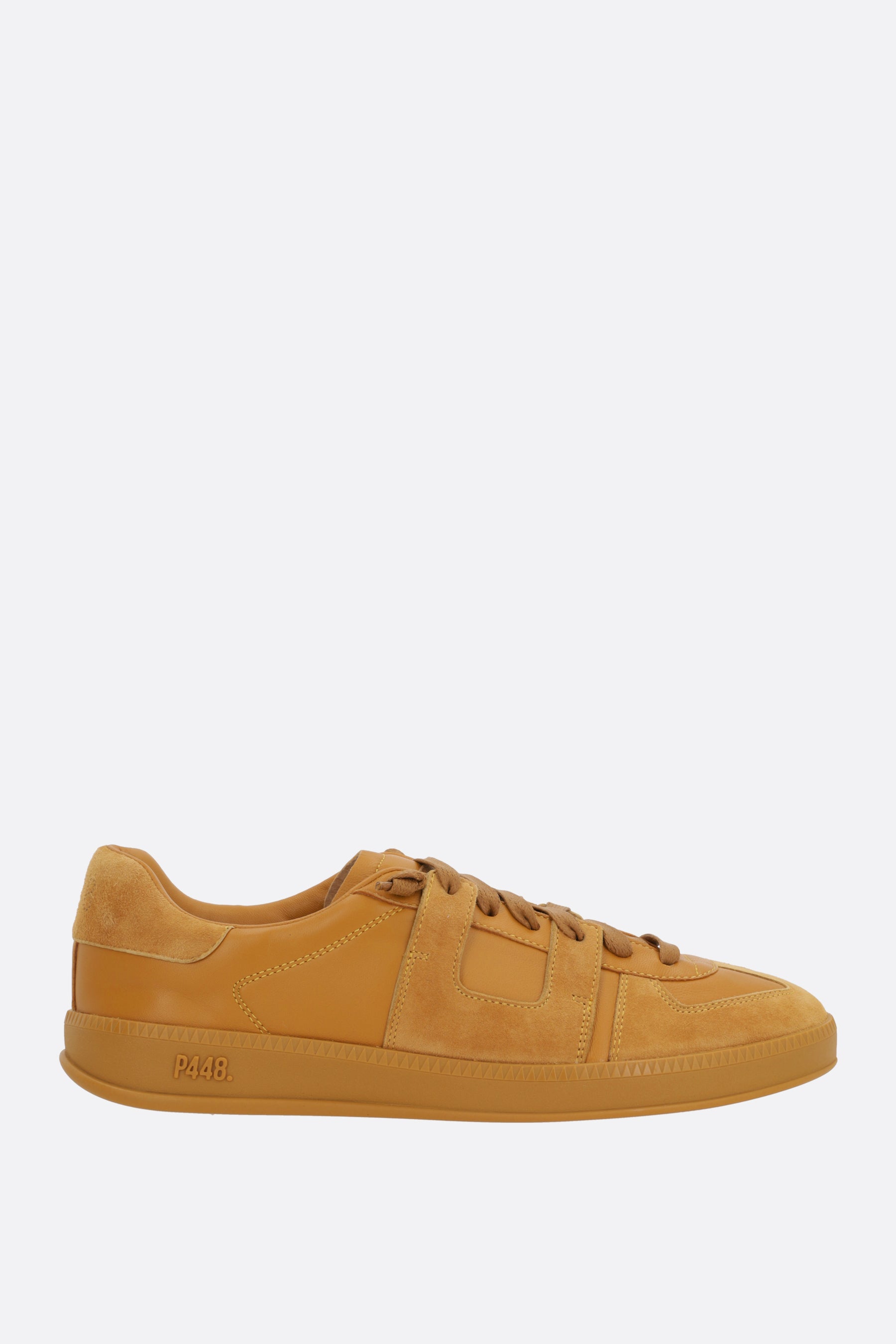 Monza 81 sneakers in smooth leather and suede