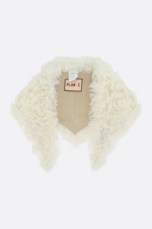 shearling stole