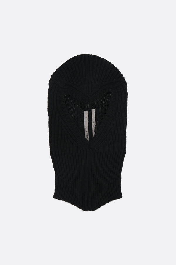 Skull cashmere and wool balaclava