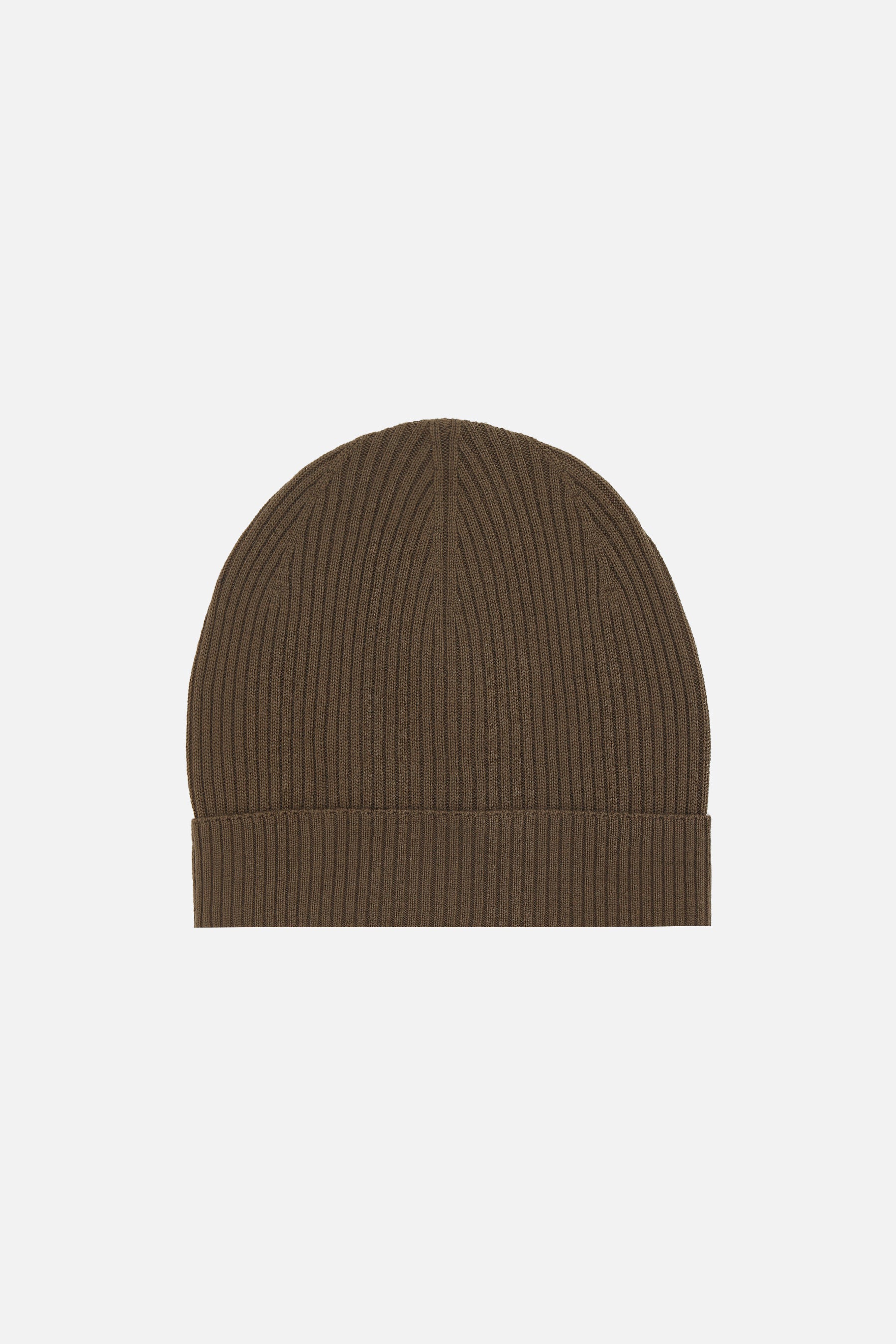 ribbed wool beanie