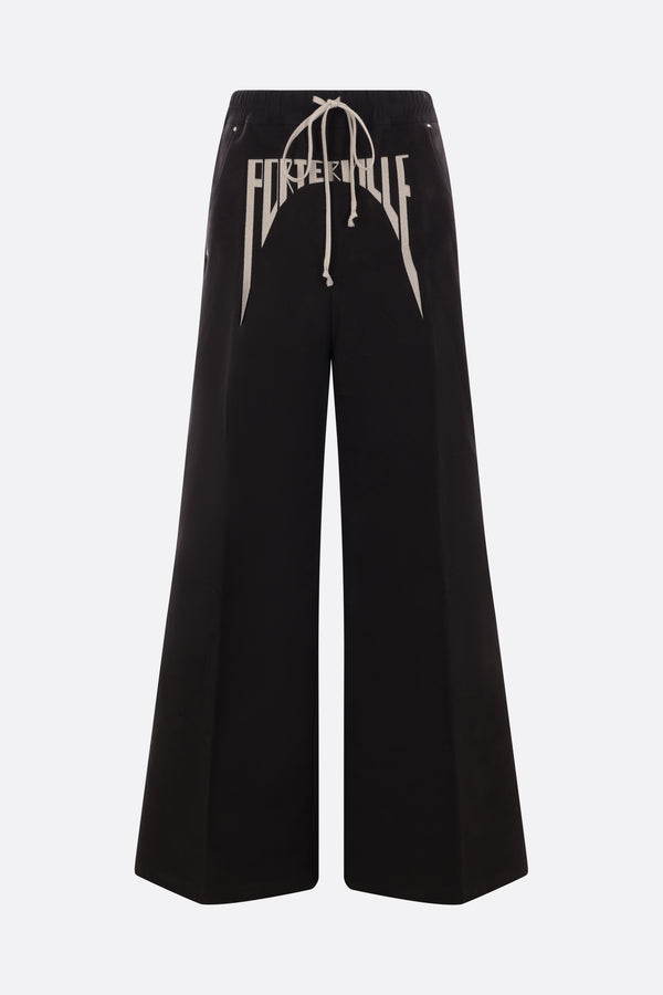 Bela wide-leg drill trousers