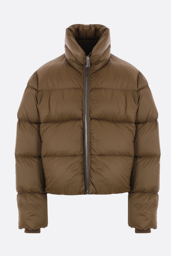 Turtle nylon cropped down jacket