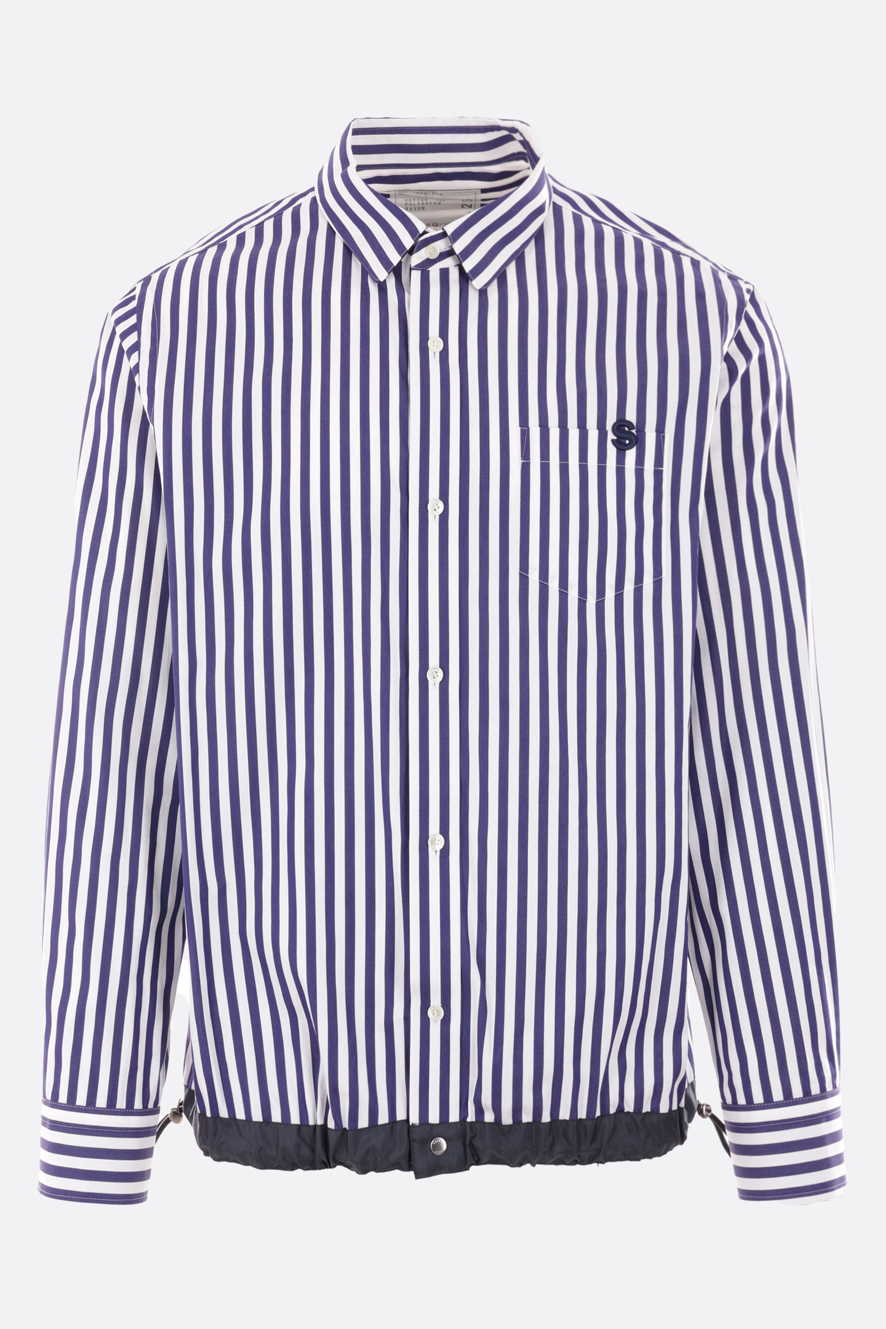 Thomas Mason striped poplin shirt