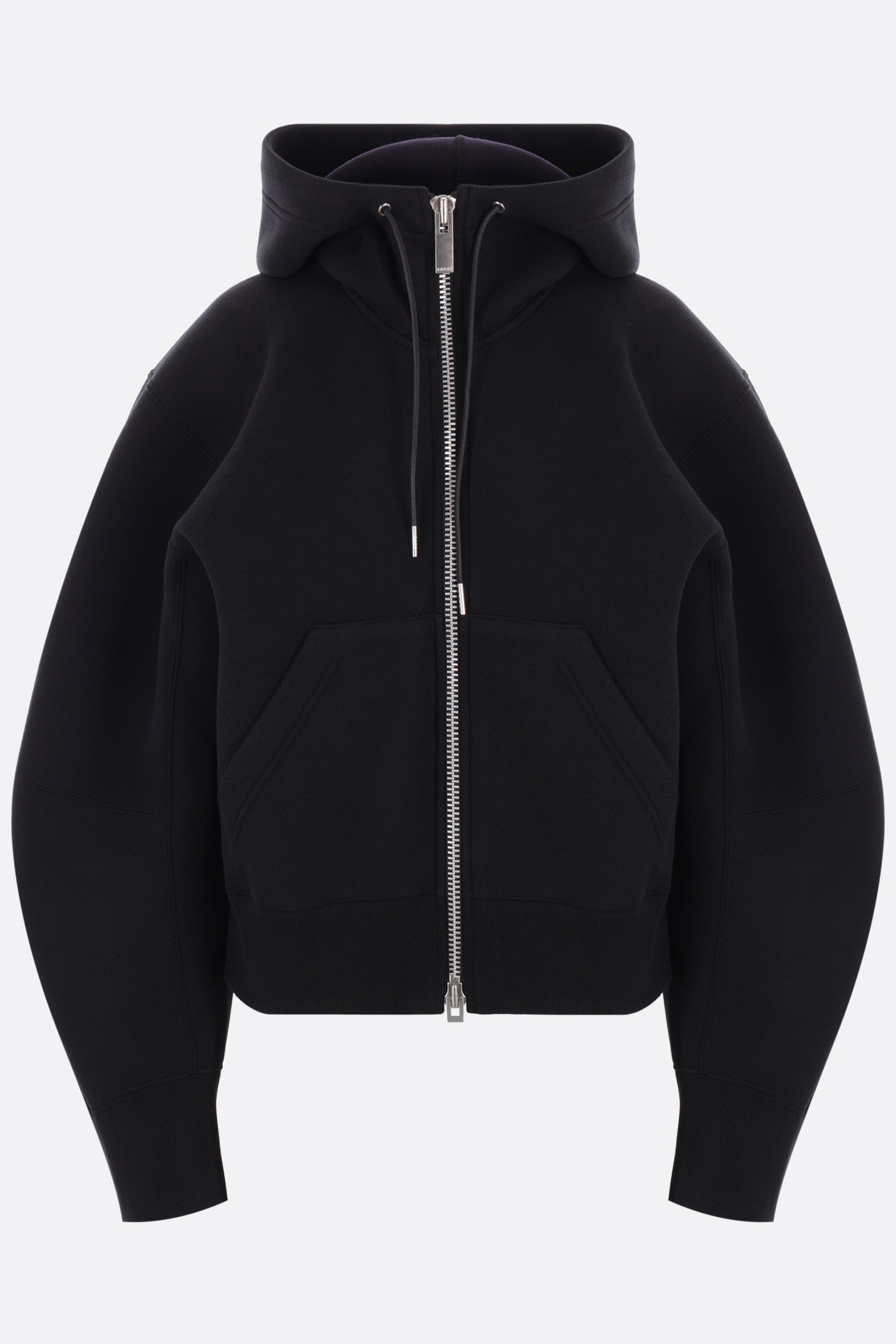 jersey full-zip hoodie