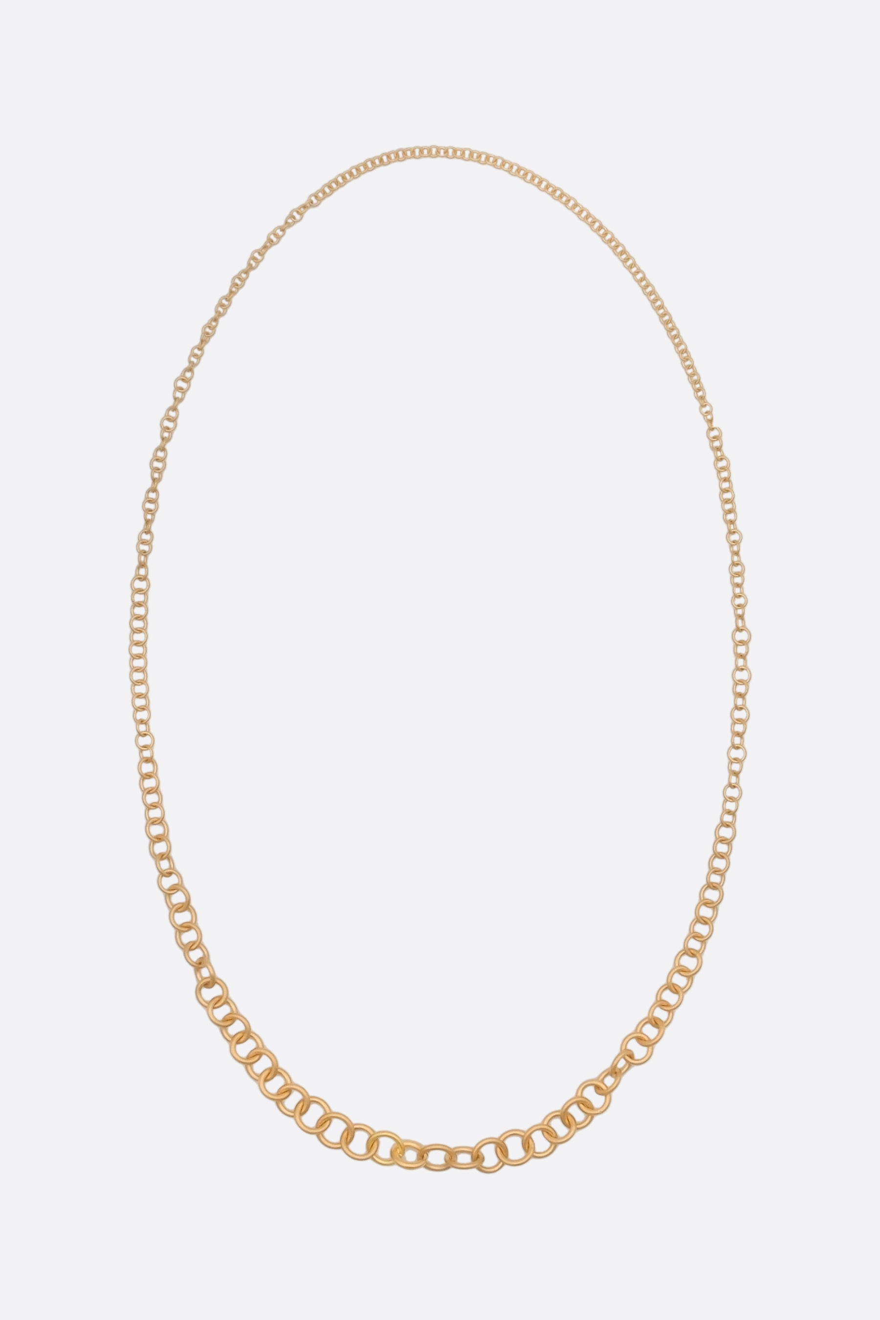 Rose Clip choker in sterling silver