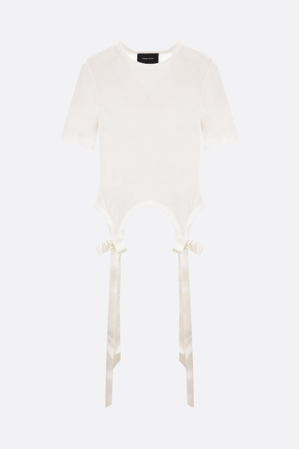 Bow Tail jersey t-shirt