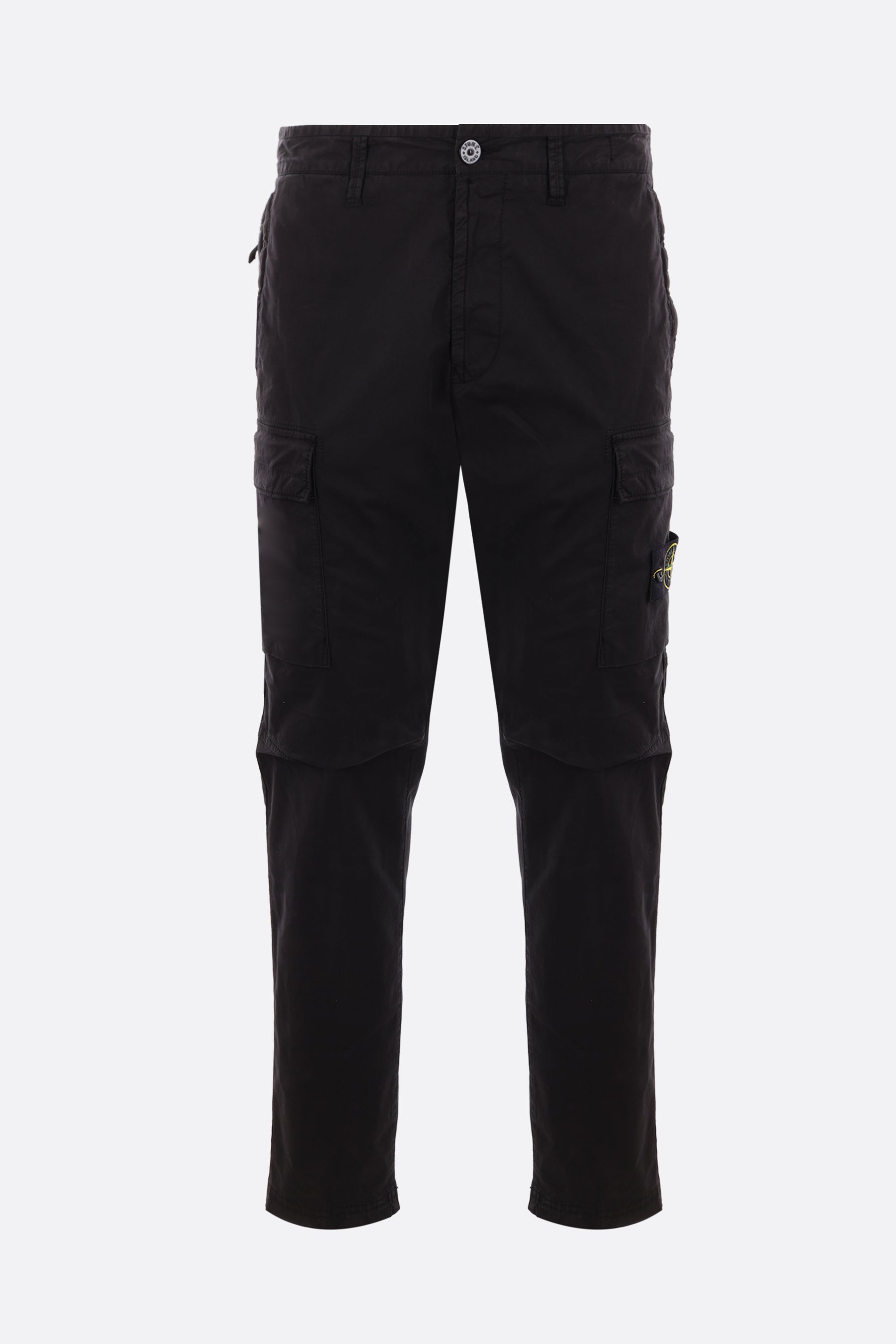 pantalone cargo in cotone stretch