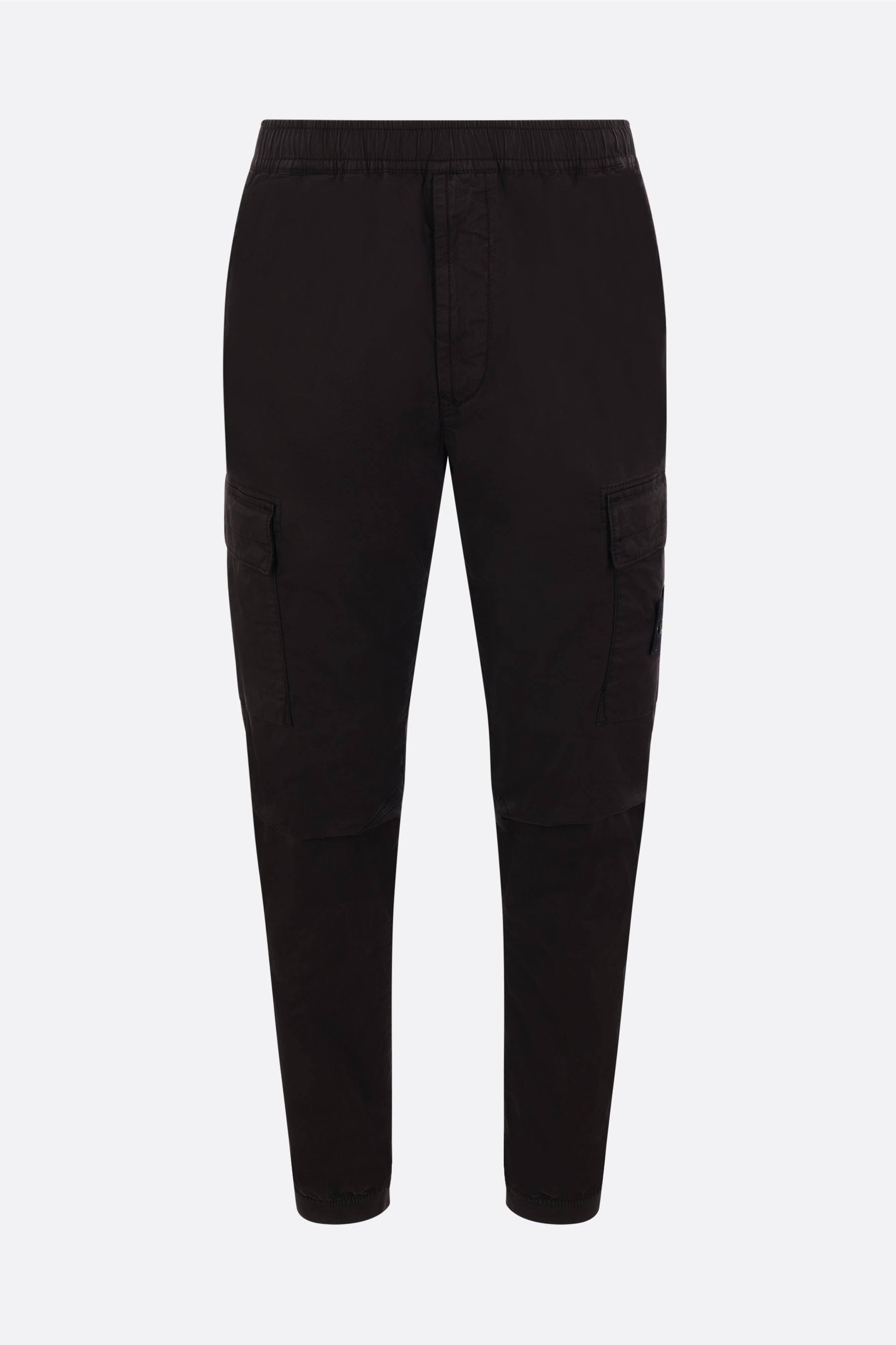 stretch cotton cargo trousers