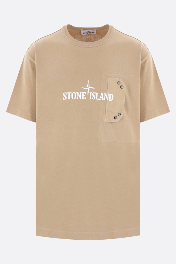 t-shirt in cotone stampa logo