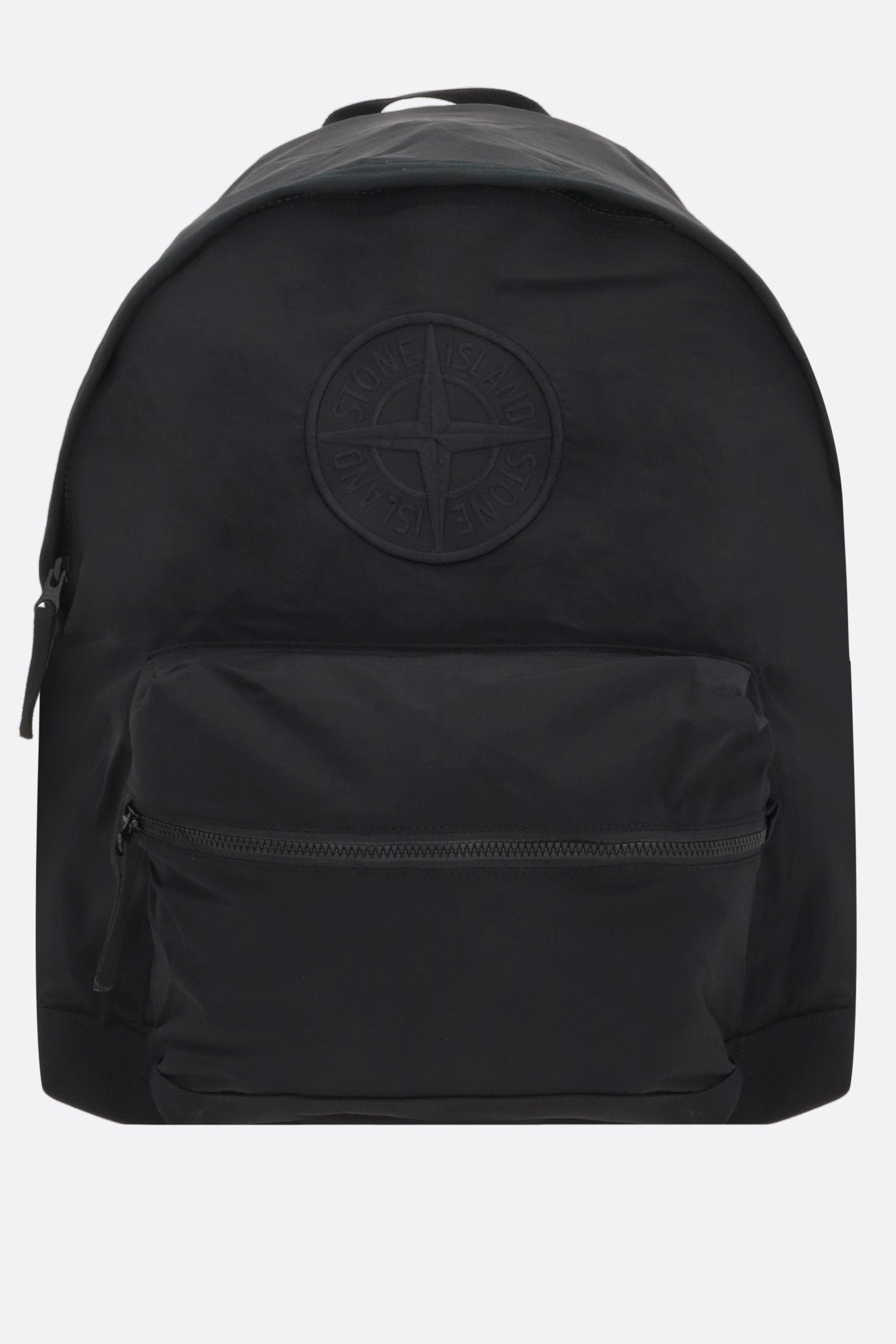 nylon backpack with logo embroidery