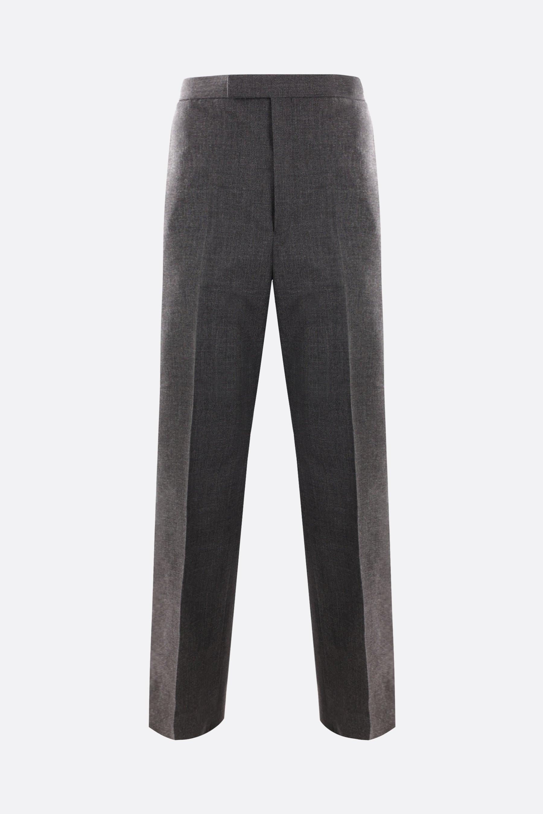 wide-leg crispy wool trousers