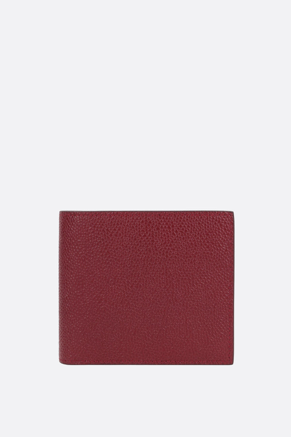 pebble grain leather billfold wallet