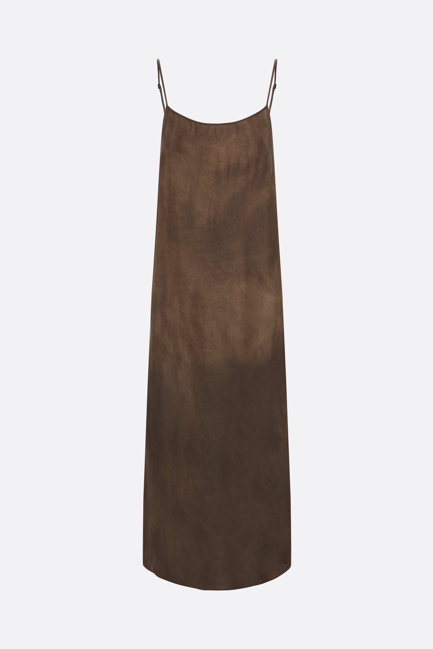 Anaya twill slip dress