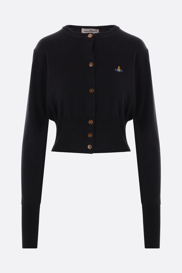 Bea cotton and cashmere cropped cardigan