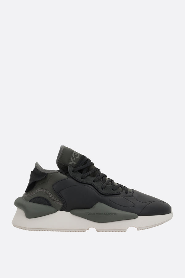 Y-3 Kaiwa sneakers in smooth leather and neoprene