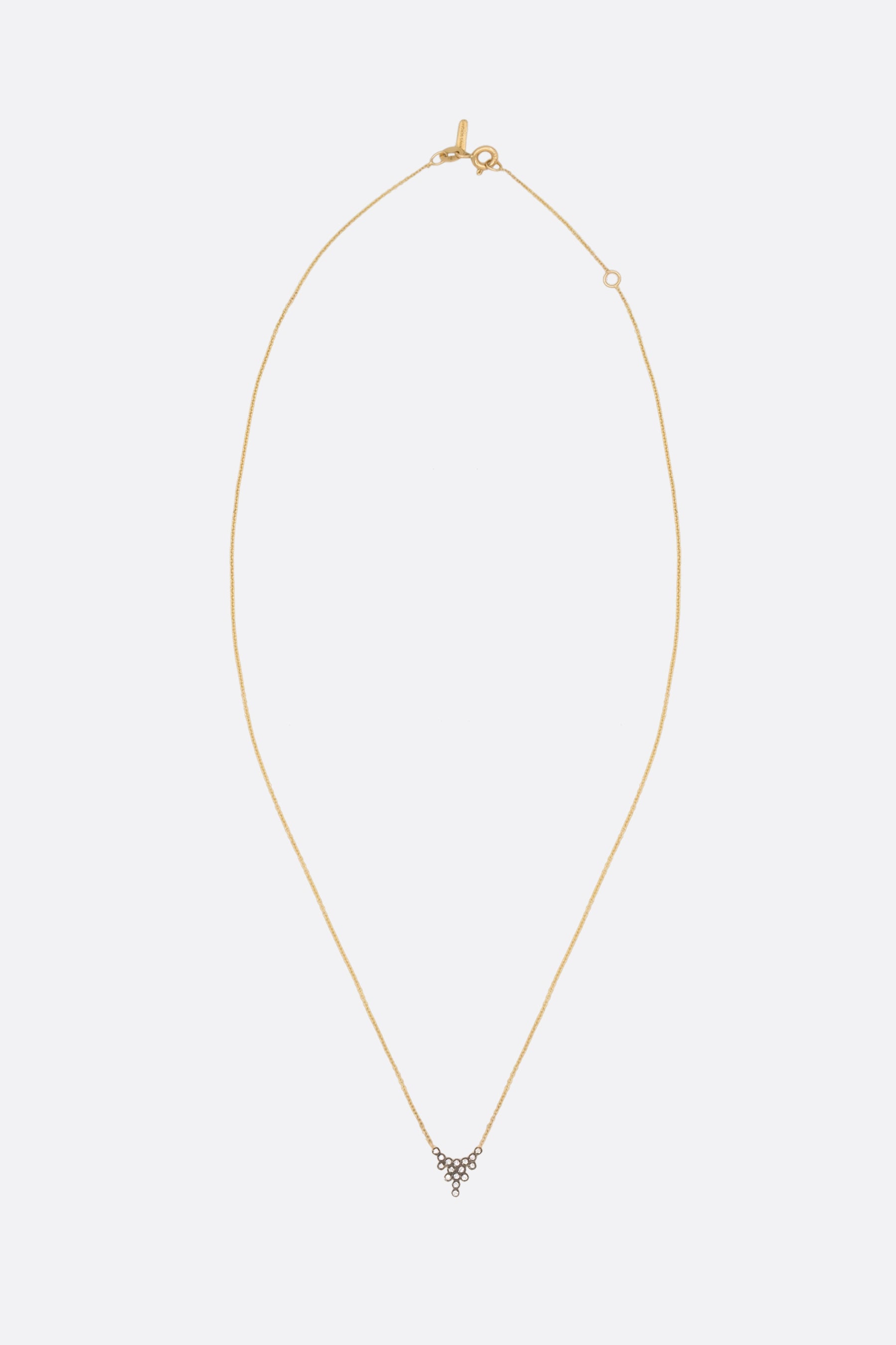 Mini Pétale 18k gold necklace