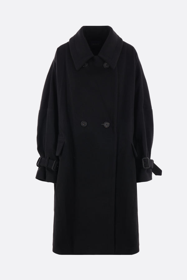 oversize wool blend coat