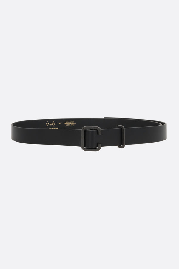 smooth leather belt