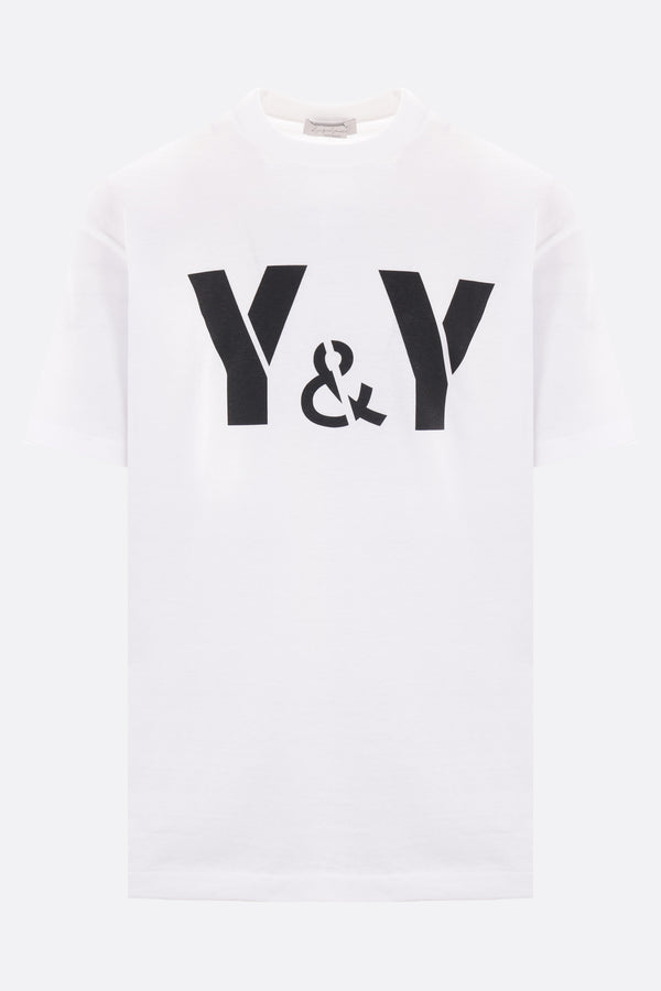 Y&Y print cotton oversize t-shirt