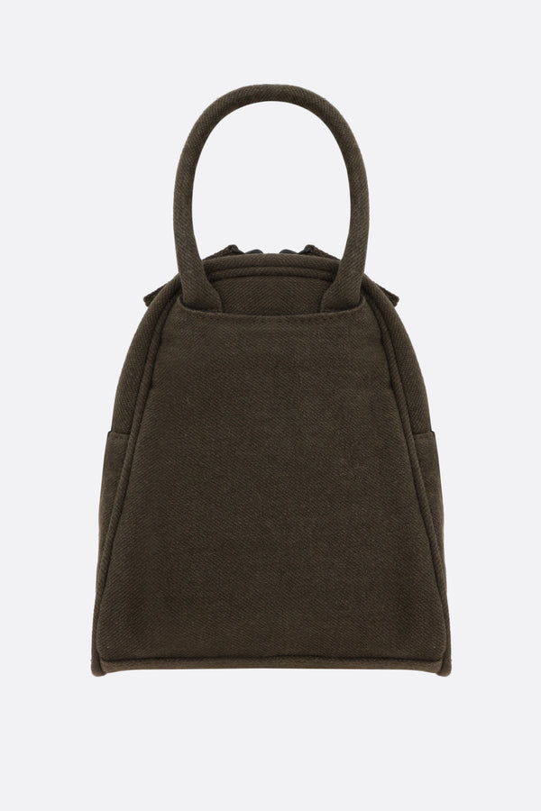 borsa a tracolla Boston Type mini in gabardine