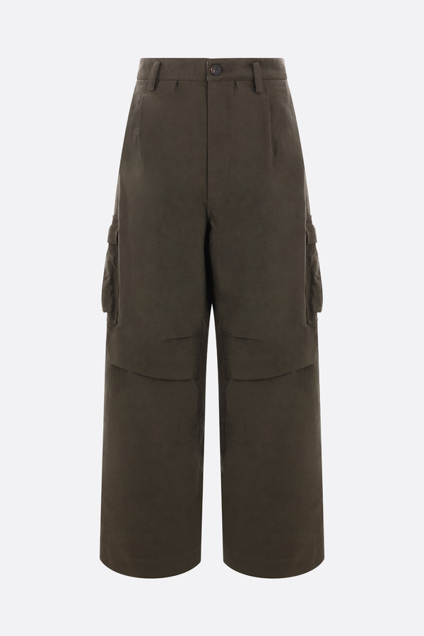 cotton cargo trousers