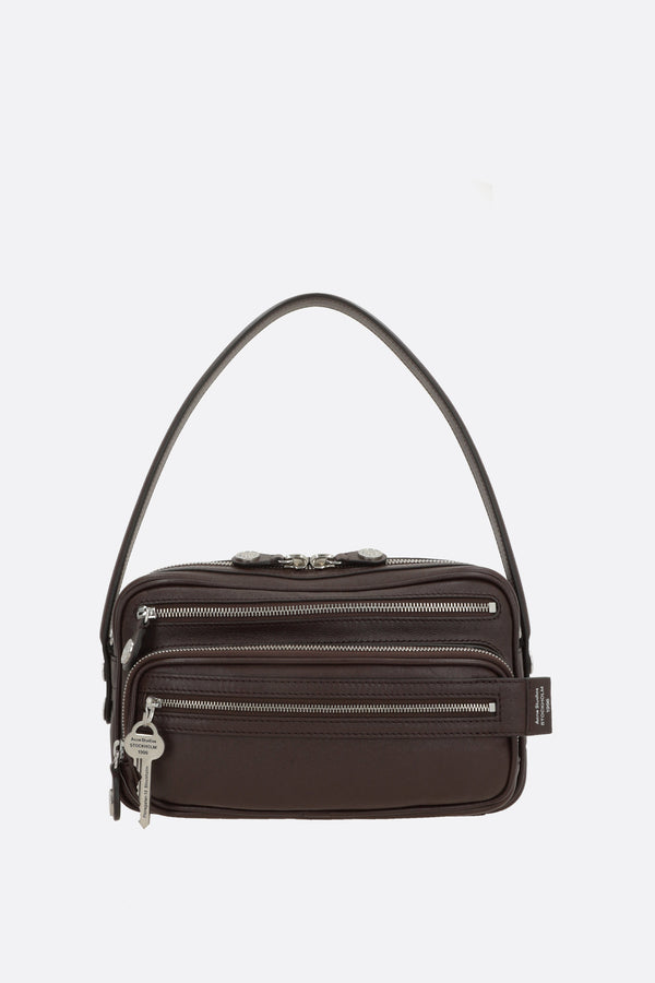 Camero small shoulder bag in grainy leather