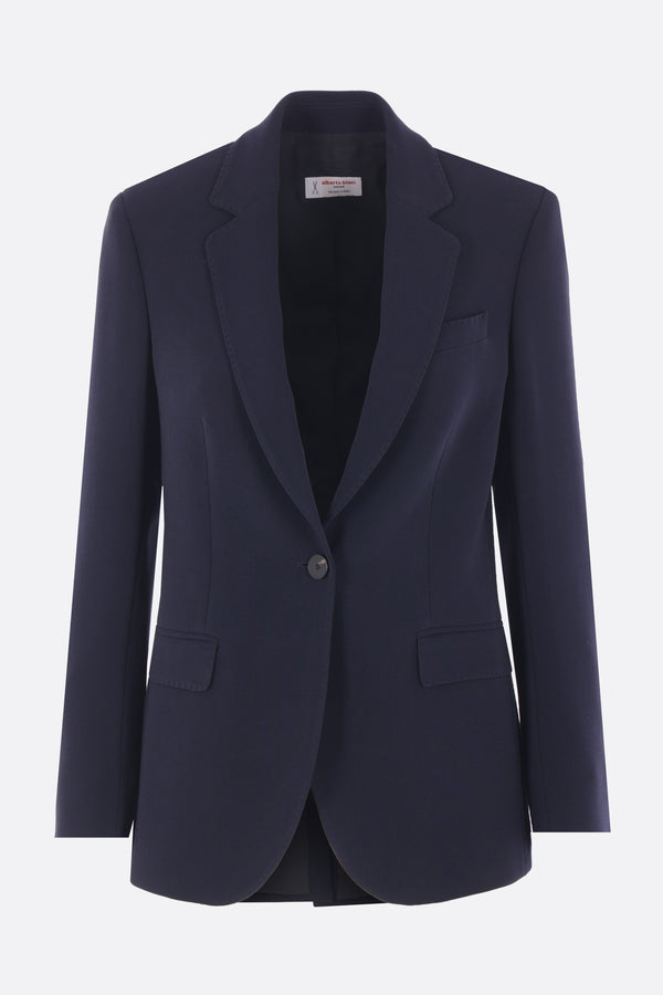 single-breasted jacket in cady